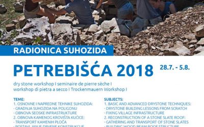 RADIONICA SUHOZIDA PETREBIŠĆA 2018.