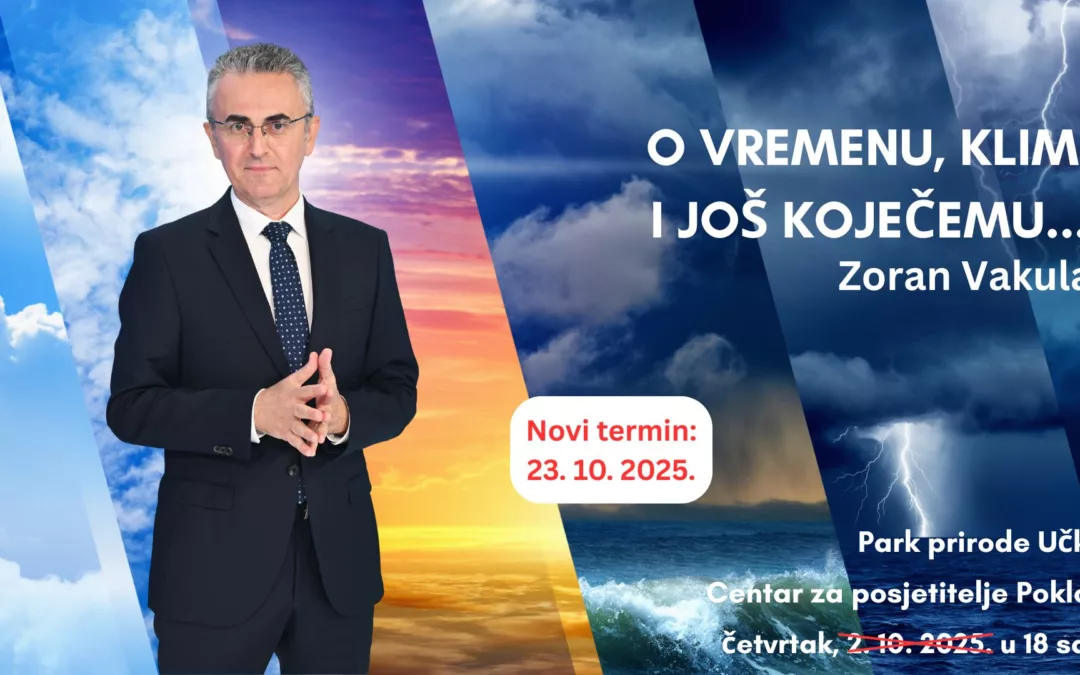 [ODGODA PREDAVANJA] ZORAN VAKULA: O VREMENU, KLIMI I JOŠ KOJEČEMU…