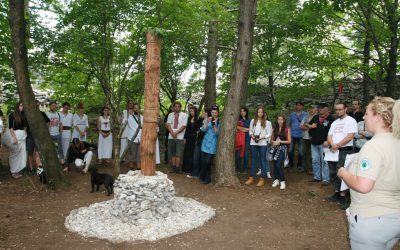Svečano predstavljanje kipa starohrvatskog boga Peruna